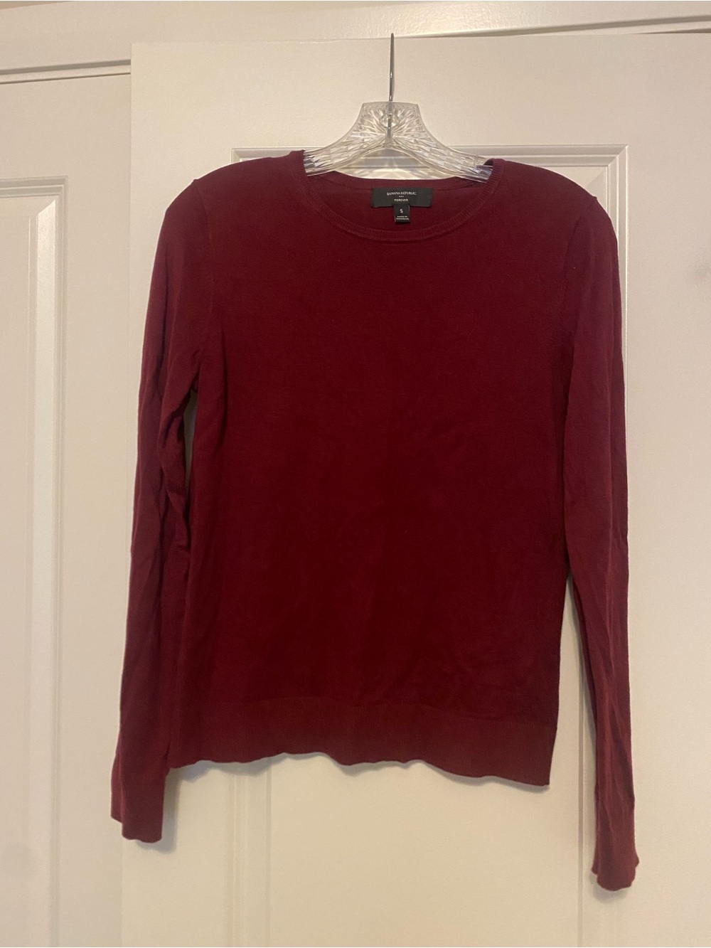 Banana Republic Women's Crewneck Sweater in Wine